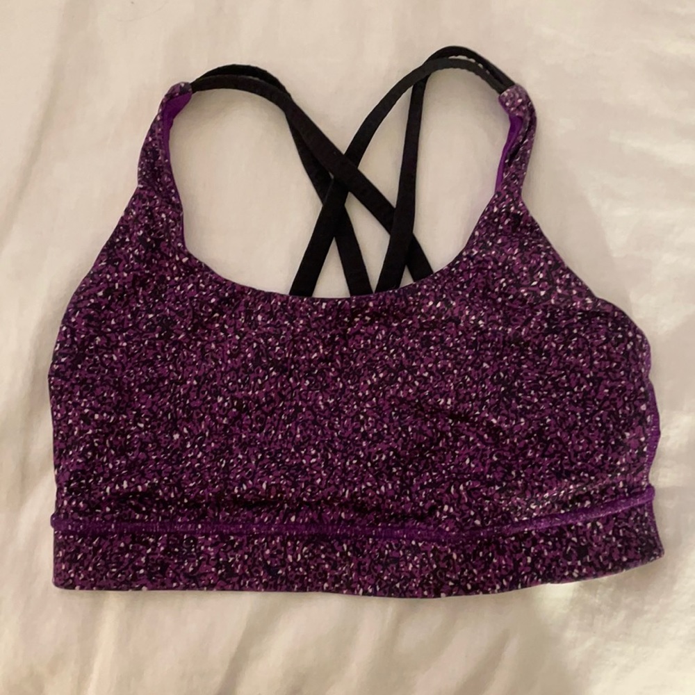 Lulu Lemon Purple Sports Bra